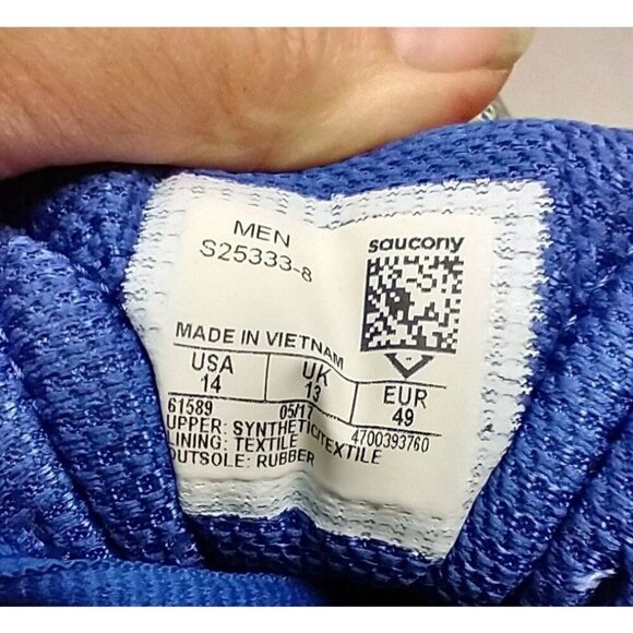 Saucony Shoes Cohesion 10 Mens 14 Running Sneakers Excellent - Picture 9 of 13